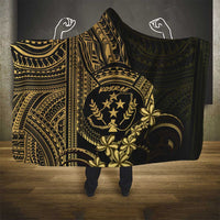 Gold Kosrae Liberation Day Hooded Blanket September 8 Polynesian Tattoo LT14 - Polynesian Pride