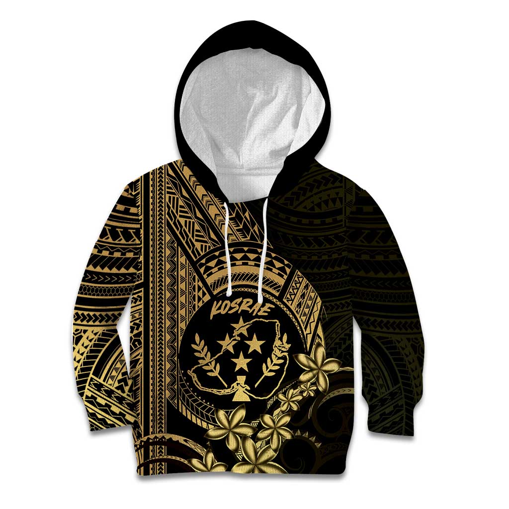 Gold Kosrae Liberation Day Kid Hoodie September 8 Polynesian Tattoo LT14 Hoodie Gold - Polynesian Pride