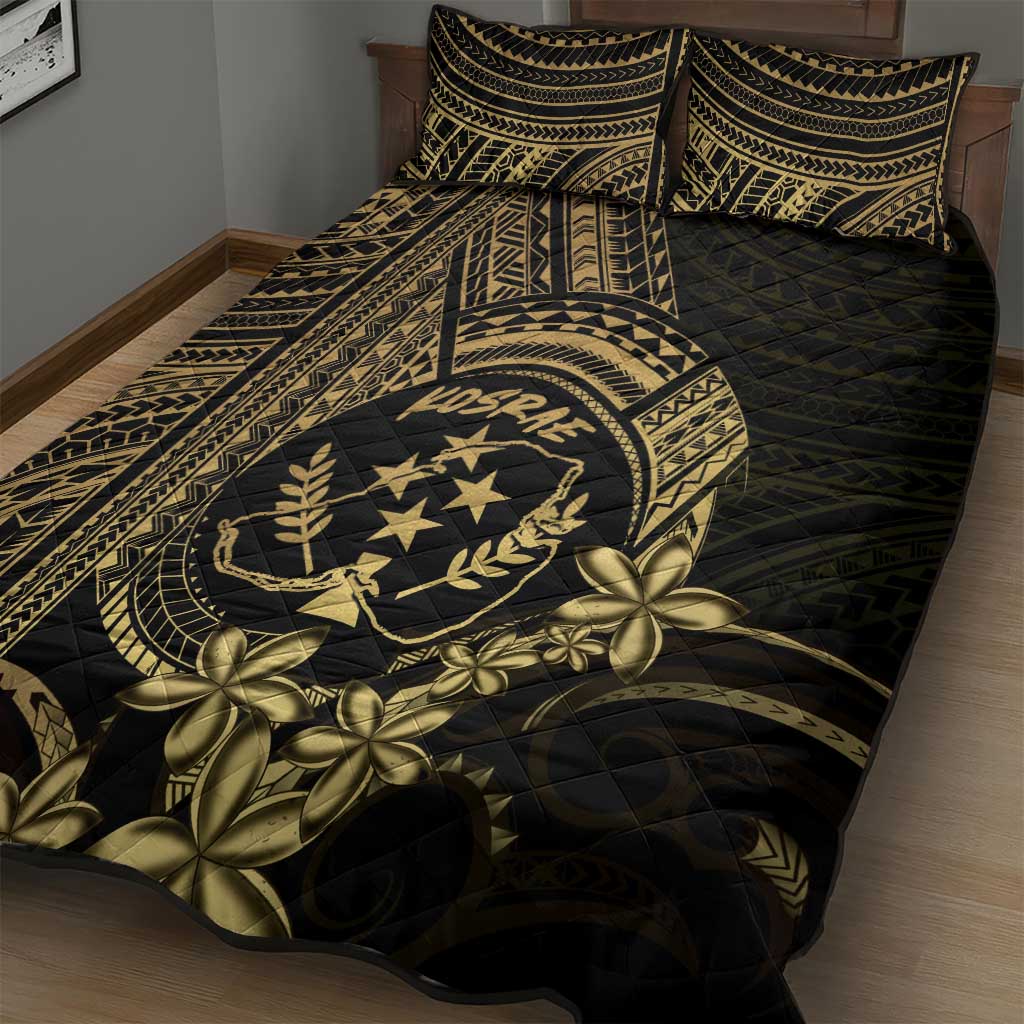 Gold Kosrae Liberation Day Quilt Bed Set September 8 Polynesian Tattoo LT14 - Polynesian Pride