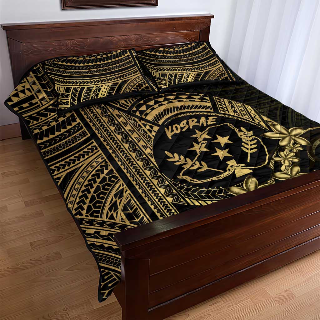 Gold Kosrae Liberation Day Quilt Bed Set September 8 Polynesian Tattoo LT14 - Polynesian Pride