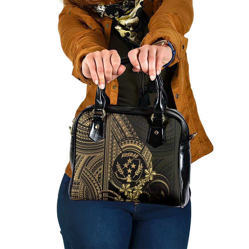 Gold Kosrae Liberation Day Shoulder Handbag September 8 Polynesian Tattoo LT14 One Size Gold - Polynesian Pride