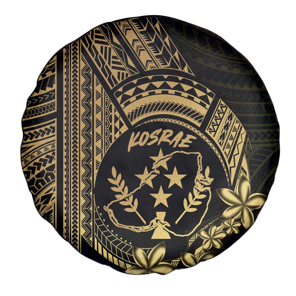 Gold Kosrae Liberation Day Spare Tire Cover September 8 Polynesian Tattoo LT14 - Polynesian Pride
