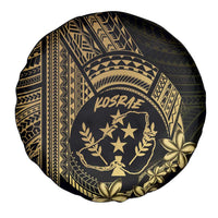 Gold Kosrae Liberation Day Spare Tire Cover September 8 Polynesian Tattoo LT14 - Polynesian Pride