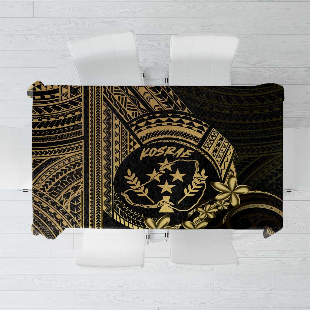 Gold Kosrae Liberation Day Tablecloth September 8 Polynesian Tattoo LT14 Gold - Polynesian Pride