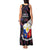 Philippines Football Tank Maxi Dress 2023 World Cup Go Filipinas Feather Black Version LT14 - Polynesian Pride