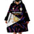 Philippines Football Wearable Blanket Hoodie 2023 World Cup Go Filipinas Feather Black Version LT14 - Polynesian Pride