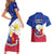 Philippines Football Couples Matching Short Sleeve Bodycon Dress and Hawaiian Shirt 2023 World Cup Go Filipinas Feather Flag Version LT14 - Polynesian Pride