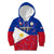 Philippines Football Kid Hoodie 2023 World Cup Go Filipinas Feather Flag Version LT14 Hoodie Blue - Polynesian Pride