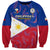 Philippines Football Sweatshirt 2023 World Cup Go Filipinas Feather Flag Version LT14 Unisex Blue - Polynesian Pride