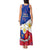 Philippines Football Tank Maxi Dress 2023 World Cup Go Filipinas Feather Flag Version LT14 - Polynesian Pride