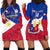 Custom Philippines Football Hoodie Dress 2023 World Cup Go Filipinas Feather Flag Version LT14 - Polynesian Pride