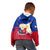 Custom Philippines Football Kid Hoodie 2023 World Cup Go Filipinas Feather Flag Version LT14 - Polynesian Pride