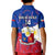 Custom Philippines Football Kid Polo Shirt 2023 World Cup Go Filipinas Feather Flag Version LT14 - Polynesian Pride