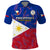 Custom Philippines Football Polo Shirt 2023 World Cup Go Filipinas Feather Flag Version LT14 Blue - Polynesian Pride