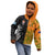 Custom Fiji And Australia Rugby Kid Hoodie Fijian Tapa Pattern With Aussie Aboriginal Art