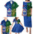 Samoa And Ireland Rugby Family Matching Puletasi Dress and Hawaiian Shirt 2023 World Cup Manu Samoa With Shamrocks LT14 - Polynesian Pride