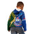 Custom Samoa And South Africa Rugby Kid Hoodie 2023 World Cup Manu Samoa With Springboks LT14 - Polynesian Pride