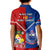 Samoa And Tonga Rugby Kid Polo Shirt 2023 World Cup Manu Samoa With Ikale Tahi LT14 - Polynesian Pride