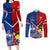 custom-samoa-and-tonga-rugby-couples-matching-long-sleeve-bodycon-dress-and-long-sleeve-button-shirts-2023-world-cup-manu-samoa-with-ikale-tahi