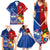 Custom Samoa And Tonga Rugby Family Matching Summer Maxi Dress and Hawaiian Shirt 2023 World Cup Manu Samoa With Ikale Tahi LT14 - Polynesian Pride