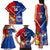 Custom Samoa And Tonga Rugby Family Matching Tank Maxi Dress and Hawaiian Shirt 2023 World Cup Manu Samoa With Ikale Tahi LT14 - Polynesian Pride