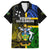 South Sea Islanders Family Matching Long Sleeve Bodycon Dress and Hawaiian Shirt Kanakas With Solomon Islands Coat Of Arms LT14 - Polynesian Pride