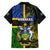 South Sea Islanders Family Matching Long Sleeve Bodycon Dress and Hawaiian Shirt Kanakas With Solomon Islands Coat Of Arms LT14 - Polynesian Pride