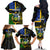 South Sea Islanders Family Matching Off Shoulder Long Sleeve Dress and Hawaiian Shirt Kanakas With Solomon Islands Coat Of Arms LT14 - Polynesian Pride