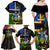 South Sea Islanders Family Matching Off Shoulder Maxi Dress and Hawaiian Shirt Kanakas With Solomon Islands Coat Of Arms LT14 - Polynesian Pride