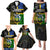 South Sea Islanders Family Matching Puletasi Dress and Hawaiian Shirt Kanakas With Solomon Islands Coat Of Arms LT14 Black - Polynesian Pride