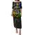 South Sea Islanders Puletasi Kanakas With Solomon Islands Coat Of Arms LT14 Long Dress Black - Polynesian Pride