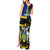 South Sea Islanders Tank Maxi Dress Kanakas With Solomon Islands Coat Of Arms LT14 - Polynesian Pride