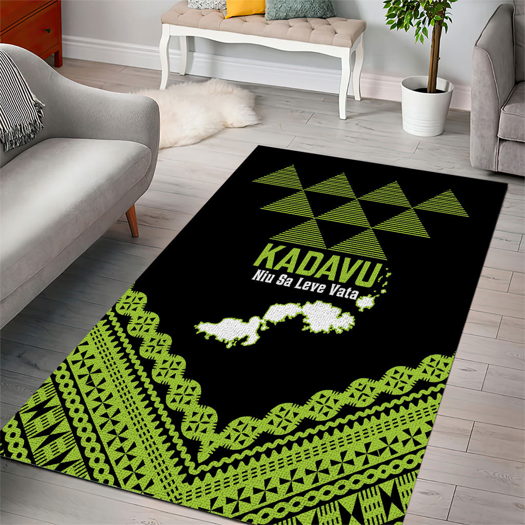 Kadavu Fiji 2026 Rugby Area Rug Niu Sa Leve Vata Fijian Tapa Pattern LT14 - Polynesian Pride