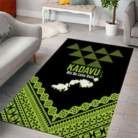 Kadavu Fiji 2026 Rugby Area Rug Niu Sa Leve Vata Fijian Tapa Pattern LT14 - Polynesian Pride