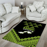 Kadavu Fiji 2026 Rugby Area Rug Niu Sa Leve Vata Fijian Tapa Pattern LT14 - Polynesian Pride