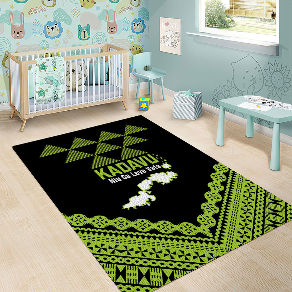 Kadavu Fiji 2026 Rugby Area Rug Niu Sa Leve Vata Fijian Tapa Pattern LT14 - Polynesian Pride