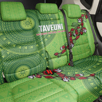Taveuni Fiji 2026 Rugby Back Car Seat Cover Tagimoucia Fijian Tapa Pattern LT14 - Polynesian Pride