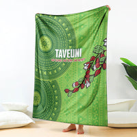 Taveuni Fiji 2026 Rugby Blanket Tagimoucia Fijian Tapa Pattern LT14 - Polynesian Pride
