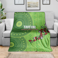 Taveuni Fiji 2026 Rugby Blanket Tagimoucia Fijian Tapa Pattern LT14 - Polynesian Pride