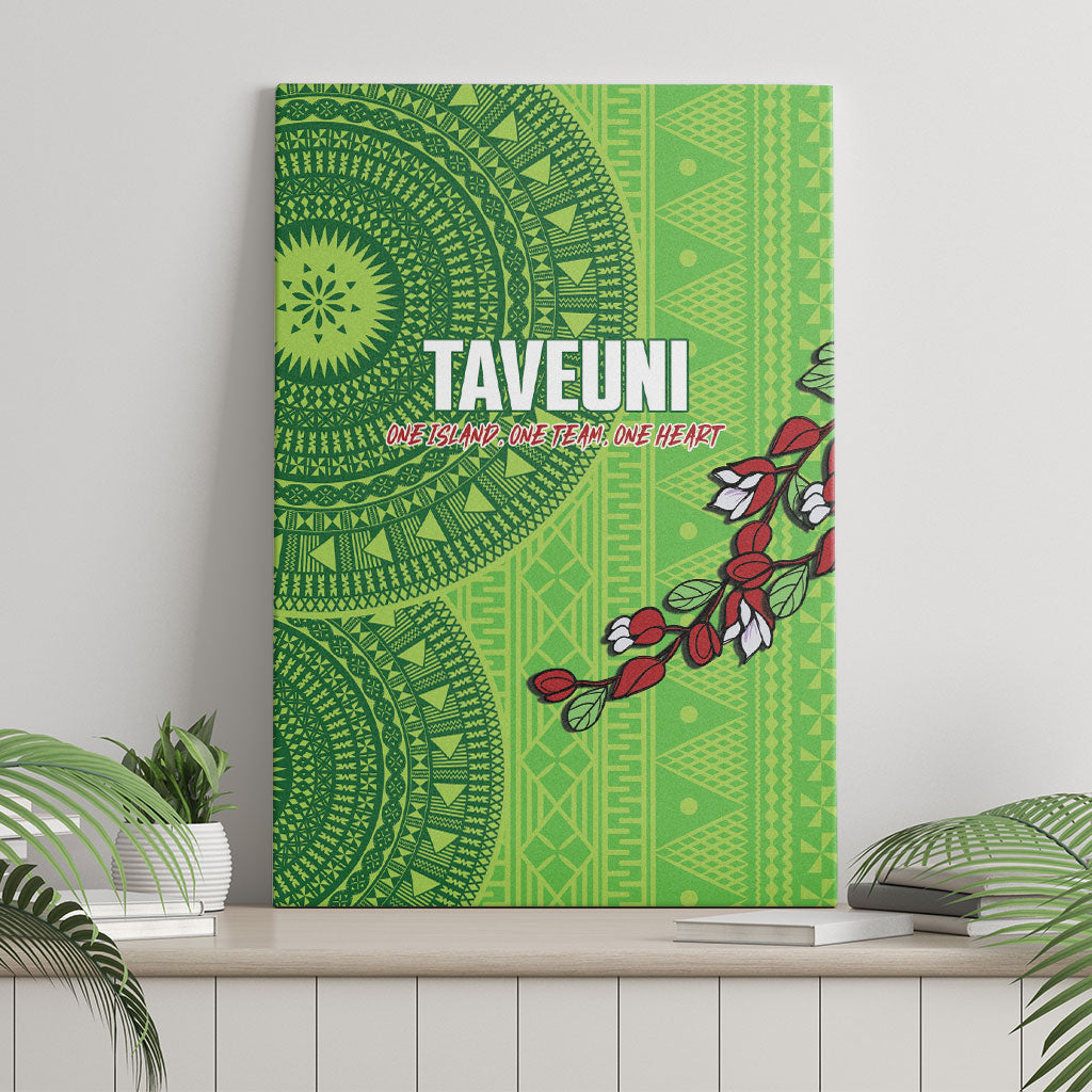 Taveuni Fiji 2026 Rugby Canvas Wall Art Tagimoucia Fijian Tapa Pattern LT14 - Polynesian Pride