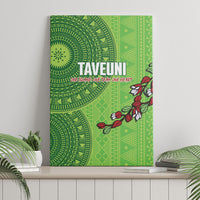 Taveuni Fiji 2026 Rugby Canvas Wall Art Tagimoucia Fijian Tapa Pattern LT14 - Polynesian Pride