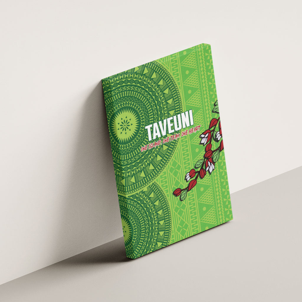 Taveuni Fiji 2026 Rugby Canvas Wall Art Tagimoucia Fijian Tapa Pattern LT14 - Polynesian Pride