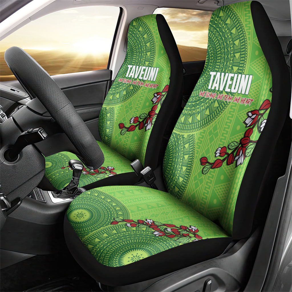 Taveuni Fiji 2026 Rugby Car Seat Cover Tagimoucia Fijian Tapa Pattern LT14 - Polynesian Pride