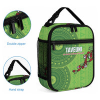 Taveuni Fiji 2026 Rugby Lunch Bag Tagimoucia Fijian Tapa Pattern LT14 - Polynesian Pride