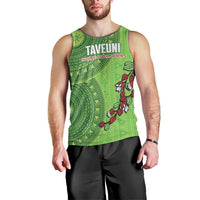 Taveuni Fiji 2026 Rugby Custom Men Tank Top Tagimoucia Fijian Tapa Pattern LT14 - Polynesian Pride