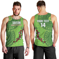 Taveuni Fiji 2026 Rugby Custom Men Tank Top Tagimoucia Fijian Tapa Pattern LT14 - Polynesian Pride