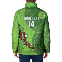 Taveuni Fiji 2026 Rugby Custom Padded Jacket Tagimoucia Fijian Tapa Pattern LT14 - Polynesian Pride