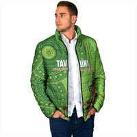 Taveuni Fiji 2026 Rugby Custom Padded Jacket Tagimoucia Fijian Tapa Pattern LT14 - Polynesian Pride