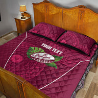 Lautoka Fiji 2026 Rugby Custom Quilt Bed Set Go Maroons Fijian Tapa Pattern LT14 - Polynesian Pride