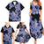 Purple Hawaii Family Matching Summer Maxi Dress and Hawaiian Shirt Tapa Cloth Mix Tropical Flowers Pastel Vibes LT14 - Polynesian Pride